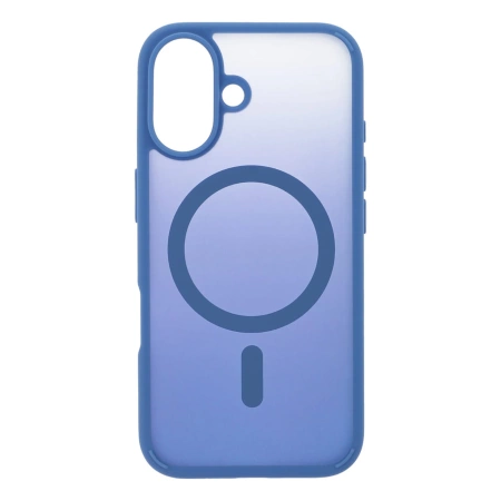 Puro Cover aus TPU „GRADIENT“ mit Magsafe und Farbverlaufseffekt für iPhone 16E, blau