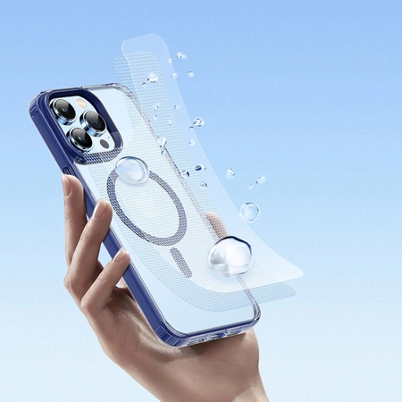 Dux Ducis Clin2 Hülle für iPhone 14 Pro magnetische MagSafe Hülle blau