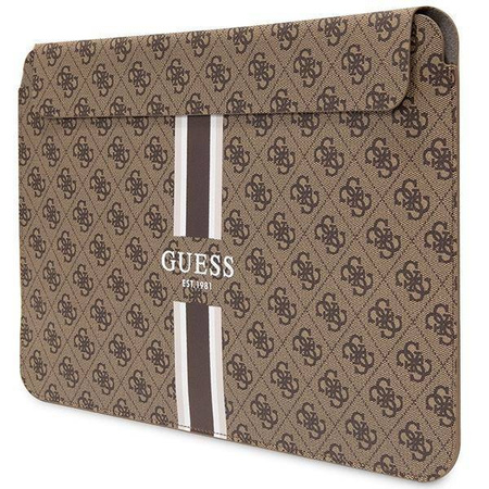 Torba LAPTOP 16" Guess Sleeve 4G Printed Stripes (GUCS16P4RPSW) brązowe