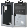Oryginalne Etui SAMSUNG GALAXY S25 ULTRA Mercedes Leather Horizontal Debossed Curves MagSafe czarne