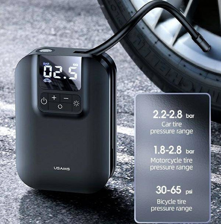 USAMS Mini Pump US-ZB215 Air Car Pump 5000mAh CQBZB21501