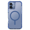 UNIQ etui Combat iPhone 16 Plus 6.7" Magclick Charging niebieski/pearl blue