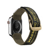 Dux Ducis Strap (Outdoor  Version) pasek Apple Watch Ultra, SE, 8, 7, 6, 5, 4, 3, 2, 1 (49, 45, 44, 42  mm) nylonowa opaska bransoleta żółto-zielony