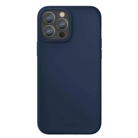 Uniq Lino Hülle für iPhone 13 Pro Max – blau