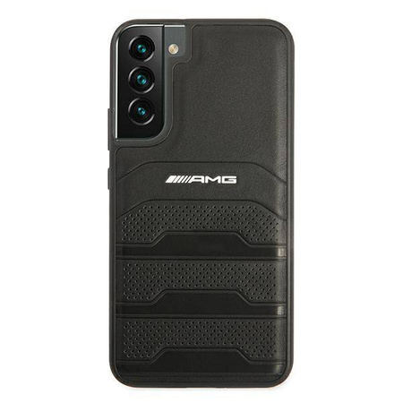 AMG AMHCS22MGSEBK S22 + S906 schwarz / schwarzes Hardcase Leder geprägte Linien
