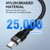 Wozinsky WNBCC1 USB-C / USB-C PD 65W cable 1 m - black