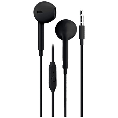 BLUE STAR słuchawki przewodowe Jack 3,5 mm z mikrofonem PA-E65 1,2 m czarne