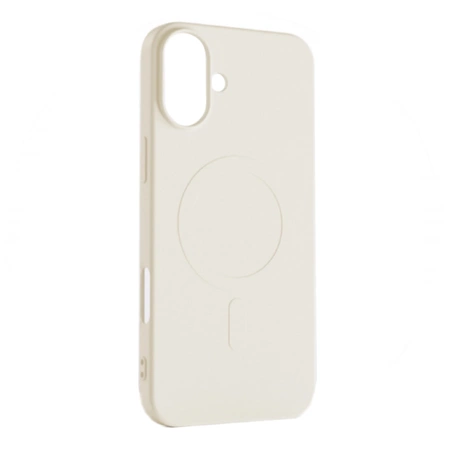 Liquid Silicone Case MagSafe für iPhone 16 Pro Max - Beige
