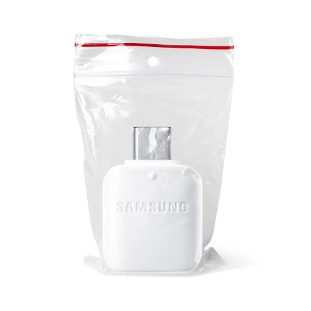 Samsung EE-UN930 USB-A to USB-C OTG Adapter (Bulk - Replacement Packaging) - White