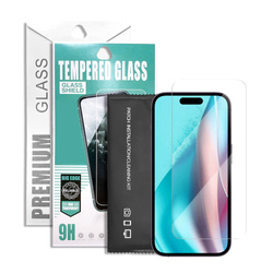 Szkło hartowane 2,5D Premium do iPhone 15 Pro 6,1&quot;
