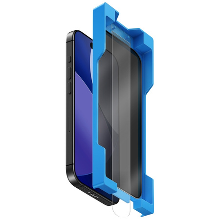 Szkło hartowane UNIQ Optix Exofit Privacy do iPhone 17 Pro prywatyzujące z aplikatorem