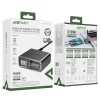 Acefast Z4 PD 218 W GaN 3 x USB-C + USB-A Multifunktionsadapter mit 4 Anschlüssen – Grau