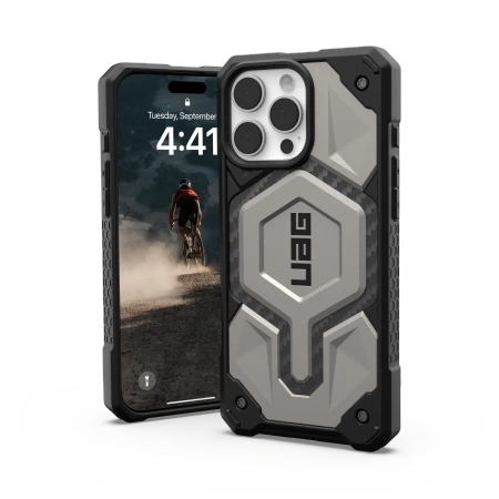UAG Monarch Pro Case with MagSafe for iPhone 16 Pro Max - Titanium