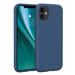 Nakładka Etteri Silicone Case do iPhone 11 ciemnoniebieska