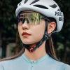 Okulary rowerowe Rockbros fotochromowe, z ochroną UV i wkładką korekcyjną, przeroczyste - fioletowe