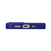 iCarer Litchi Premium Leather Case iPhone 14 Magnetic Leather Case with MagSafe Dark Blue (WMI14220709-DB)