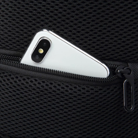 Plecak miejski Wozinsky Premium na jedno ramię, antykradzieżowy z organizerem i USB - czarny