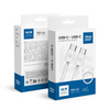 BLUE STAR kabel Typ C do Typ C 6A 60W QC4.0 Q28 1 m biały