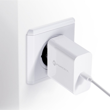 Forcell Ładowarka Sieciowa ze złączem USB typ C - 3A 45W z funkcją ładowania PD i QC 4.0