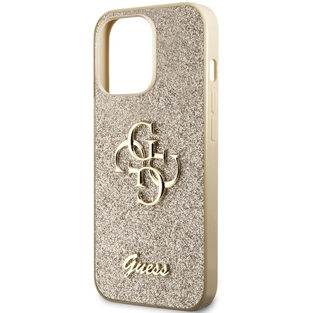Oryginalne Etui IPHONE 13 PRO Guess Hardcase Glitter Script Big 4G