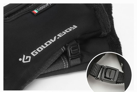 RĘKAWICZKI ZIMOWE SPORT DO SMARTPHONE S OCIEPLANE BLACK