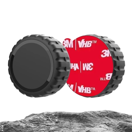 Apple AirTag Hülle, Anschraubbar, Wasserdicht, Selbstklebend - Schwarz