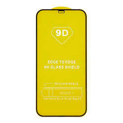 Szkło hartowane 9D do iPhone 12 Mini 5,4" czarna ramka