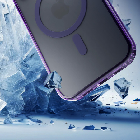 Apple iPhone 17 Pro Max - 3mk Frosty MagCase Purple