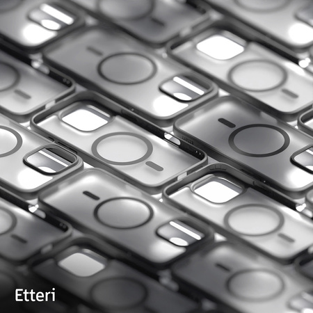 Nakładka Etteri Matt Mag do iPhone 16 Pro 6,3" czarna