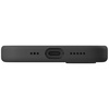 Etui UNIQ Lino do iPhone 16e (2025)      Magclick Charging szary