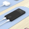Powerbank Dudao K10 10000mAh 2.4A 2 x USB-A - schwarz