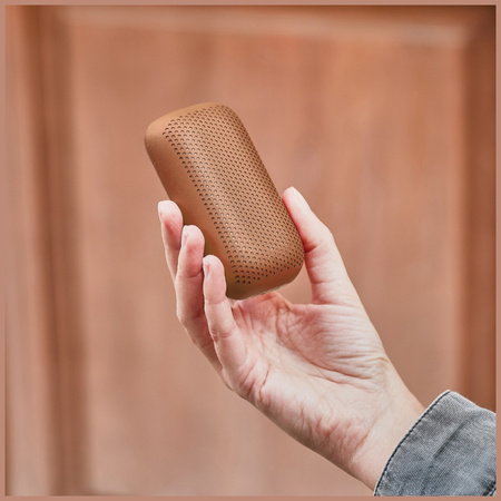 Lexon Speakerbuds Słuchawkibezprzewodowe z głośnikiem bluetooth brązowy/camel LA127C