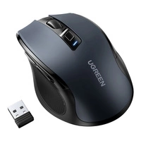 Ugreen Optische USB-Funkmaus 2,4 GHz 4000 DPI schwarz (MU006)