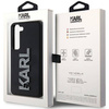 Oryginalne Etui KARL LAGERFELD hardcase 3D Rubber Glitter Logo KLHCS24S3DMBKCK do Samsung Galaxy S24 czarny