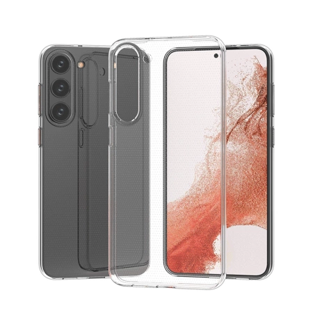 Ultraklare 0,5-mm-Hülle für Samsung Galaxy S23, dünne Abdeckung, transparent