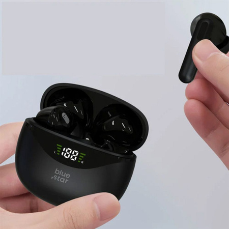 BLUE STAR słuchawki bezprzewodowe bluetooth TWS T60 czarne