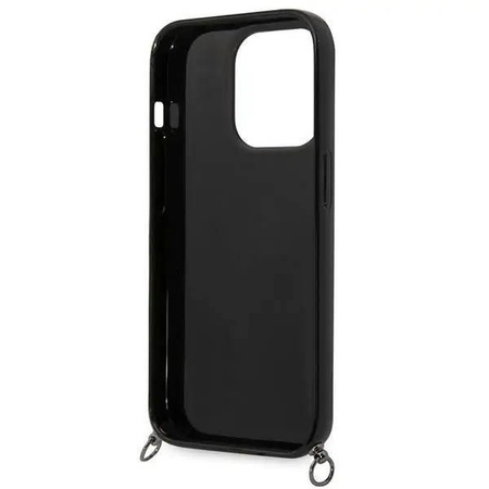 Karl Lagerfeld KLHCP14XSTSTP iPhone 14 Pro Max 6,7 &quot;Hardcase Pink / Pink Color Stripes Strap