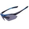Rockbros 10007 polarisierende Fahrradbrille – Schwarz und Blau