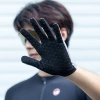 Rockbros Atmungsaktive Vollfinger-Fahrradhandschuhe, Größe: XL - Grau