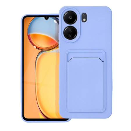 Futerał CARD CASE do XIAOMI Redmi 13C fioletowy