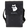 Torebka Karl Lagerfeld Saffiano Monogram Choupette (KLWBSAKHPCK) czarne