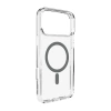 Puro Lite Mag TPU+PC Case Compatible with MagSafe for iPhone 17 Pro Max - Transparent with Gray Ring
