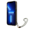 Guess GUHCP13LHTSGSK iPhone 13 Pro / 13 6,1 &quot;schwarz / schwarzes Hardcase Translucent Stap