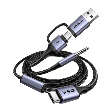Sound Card Ugreen CM772, USB-C to 3.5mm + USB-C/A
