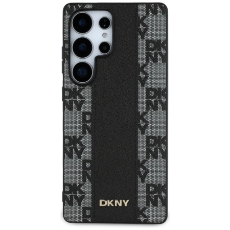 Etui DKNY Leather Checkered Pattern MagSafe do Samsung Galaxy S25 Ultra czarny