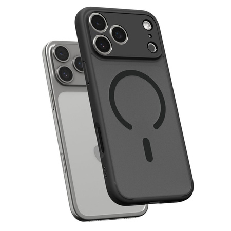 SPIGEN futerał ULTRA HYBRID MAG kompatybilny z MagSafe do IPHONE 17 Pro frost black