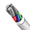 Baseus kabel USB Typ C - Lightning szybkie ładowanie Power Delivery 20 W 2 m biały (CATLGD-A02)