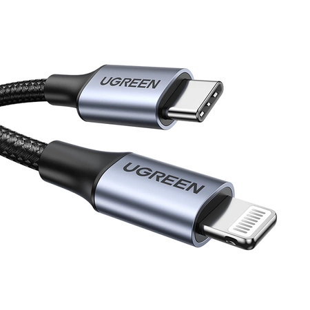 Ugreen US304 60759 Lightning - USB-C 2.0 MFi cable 1 m - gray