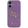 Guess Fixed Glitter Big 4G case for iPhone 17 - purple