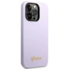 Guess Silicone Vintage - Etui iPhone 14 Pro Max (fioletowy)